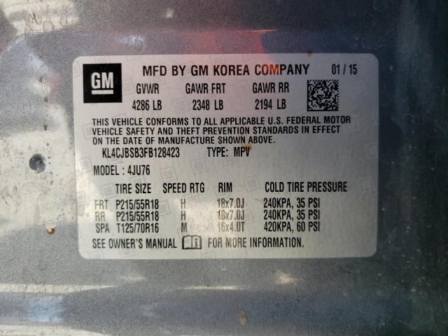 2015 BUICK ENCORE CON - KL4CJBSB3FB128423