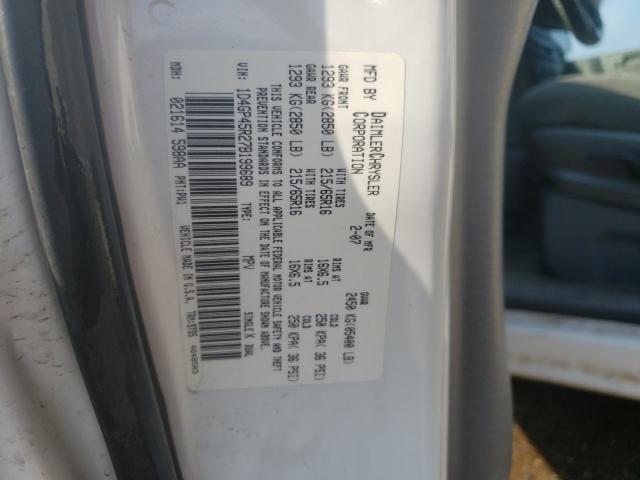 1D4GP45R27B199689 Dodge Caravan Sxt