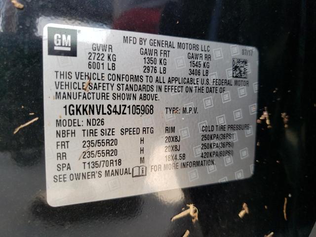 2018 GMC ACADIA ALL 1GKKNVLS4JZ105968