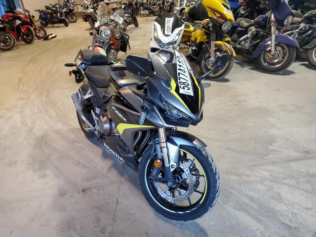 Salvage motorcycles for sale at Candia, NH auction: 2022 Honda CBR500 RA