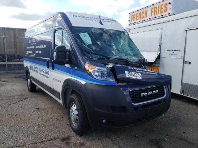 Salvage cars for sale from Copart Moraine, OH: 2022 Dodge RAM Promaster