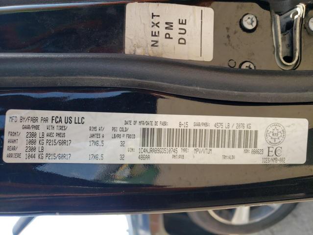 2016 JEEP PATRIOT 1C4NJRAB9GD510745