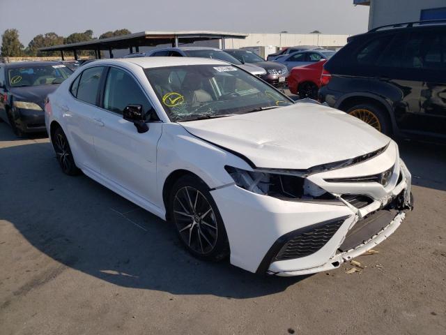 Salvage cars for sale from Copart Hayward, CA: 2021 Toyota Camry SE