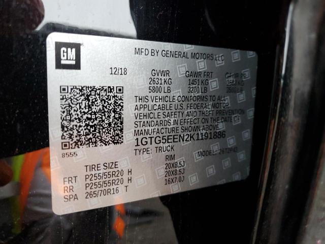 2019 GMC CANYON DEN 1GTG5EEN2K1191886