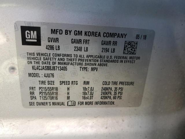 2018 BUICK ENCORE PRE - KL4CJASB8JB713405