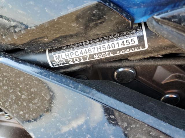 2017 HONDA CBR500 R MLHPC4467H5401455