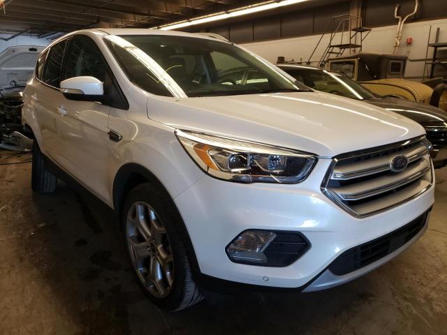 Salvage cars for sale from Copart Wheeling, IL: 2019 Ford Escape Titanium