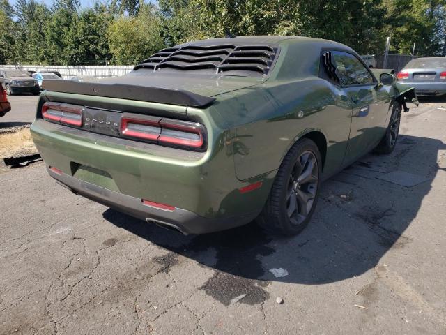 VIN: 2C3CDZBT5KH747903 Auction: COPART Lot: 58518992 Location: OR - PORTLAND NORTH 2C3CDZBT5KH747903 DODGE CHALLENGER 2019 GREEN Photo 4