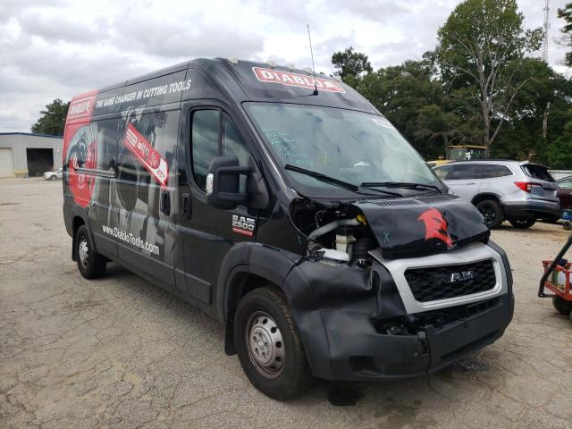 Salvage trucks for sale at Austell, GA auction: 2019 Dodge RAM Promaster 2500 2500 High