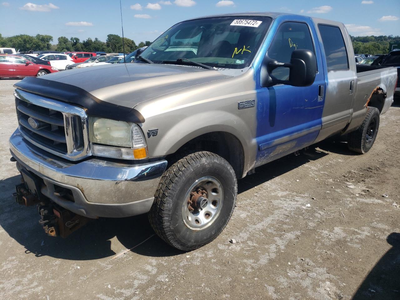 2002 Ford F250 Super Duty VIN: 1FTNW21L12EB95783 Lot: 58675472