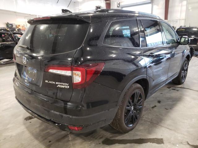 2021 HONDA PILOT BLAC 5FNYF6H70MB052354