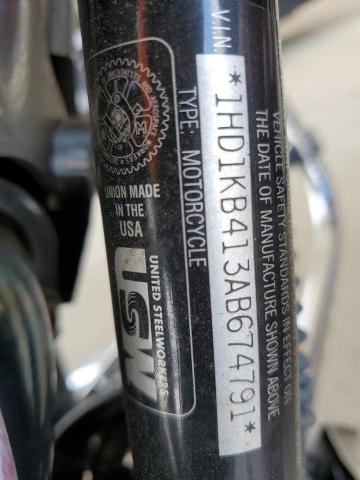 2010 HARLEY-DAVIDSON STREETGLID 1HD1KB413AB674791