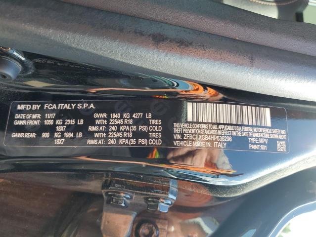 2017 FIAT 500X TREKK ZFBCFXCB4HP636296