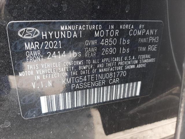2022 GENESIS G70 BASE KMTG54TE1NU081770