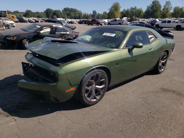 VIN: 2C3CDZBT5KH747903 Auction: COPART Lot: 58518992 Location: OR - PORTLAND NORTH 2C3CDZBT5KH747903 DODGE CHALLENGER 2019 GREEN Photo 2