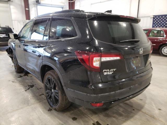 2021 HONDA PILOT BLAC 5FNYF6H70MB052354