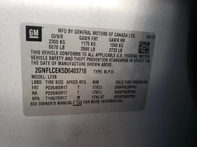 2015 CHEVROLET UK 2GNFLCEK5D6403716
