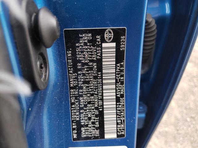 2016 TOYOTA CAMRY- SE 4T1BF1FK0GU536144