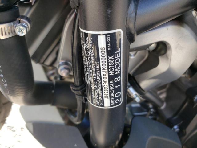 2018 HONDA NC750 X JH2RC900XJK000006