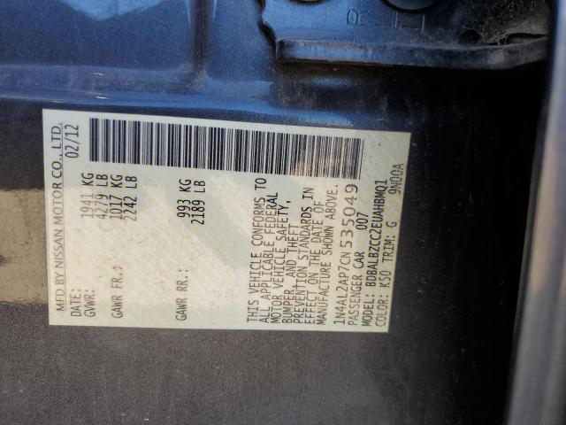 1N4AL2AP7CN535049 Nissan Altima Base
