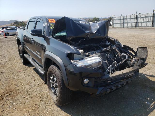 Salvage cars for sale from Copart San Martin, CA: 2017 Toyota Tacoma DOU