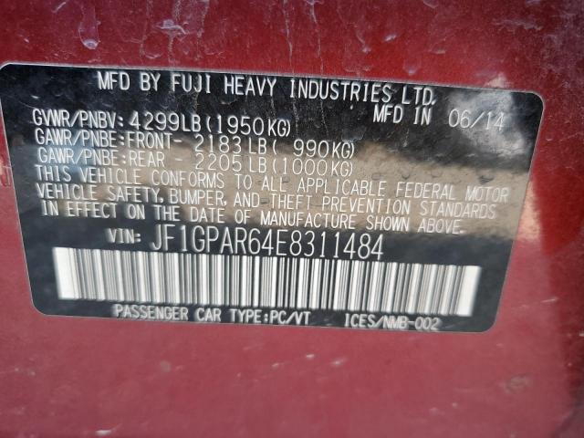 JF1GPAR64E8311484 Subaru Impreza Sport Limited