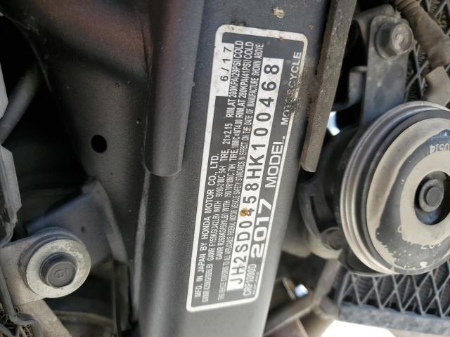 2017 HONDA CRF1000 JH2SD0458HK100468