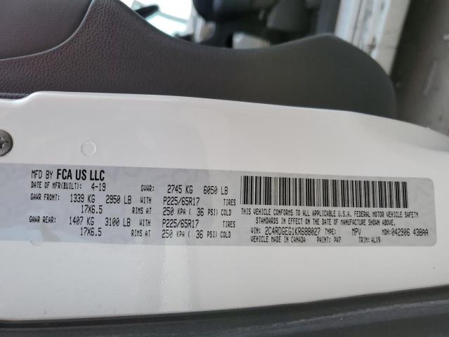 2C4RDGEG1KR688027 Dodge Grand Caravan Gt
