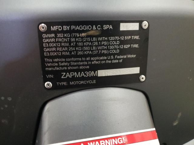 2022 VESPA GTS 300 ZAPMA39M1N5203896