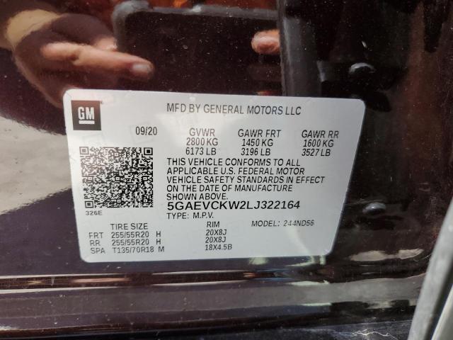 2020 BUICK ENCLAVE AV 5GAEVCKW2LJ322164