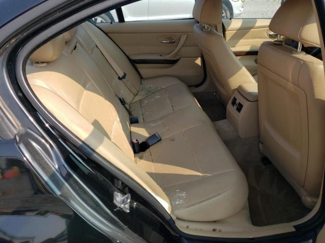 VIN: WBAPK5C54AA651329 Auction: COPART Lot: 59529052 Location: PA - CHAMBERSBURG WBAPK5C54AA651329 BMW 3 SERIES 2010 BLACK Photo 6