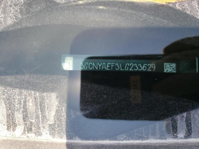 2020 CHEVROLET SILVER1500 3GCNYAEF3LG233629