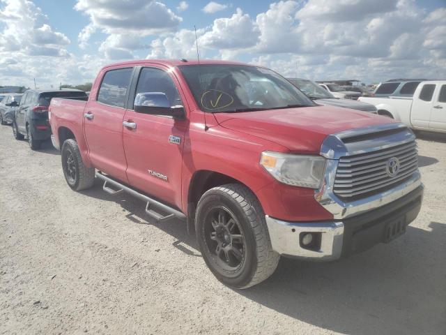 Salvage cars for sale from Copart San Antonio, TX: 2014 Toyota Tundra CRE