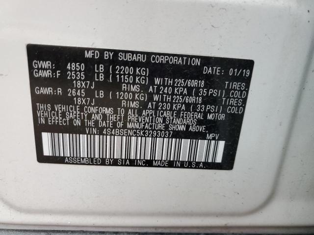 4S4BSENC5K3293037 Subaru Outback 3.6r Limited