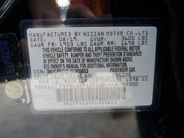 2019 NISSAN KICKS 3N1CP5CU5KL555653