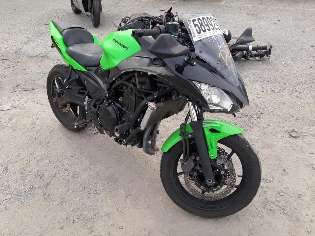 Salvage cars for sale from Copart Las Vegas, NV: 2018 Kawasaki EX650 F