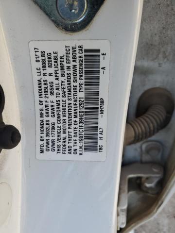 2017 HONDA CIVIC - 19XFC1F39HE012921