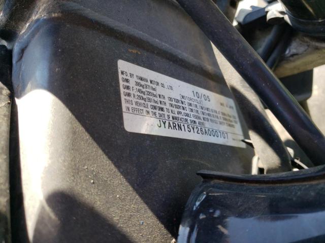 2006 YAMAHA YZFR1 C JYARN15Y26A000707