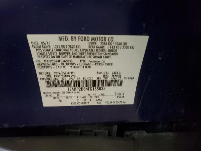 2015 FORD TAURUS SE - 1FAHP2D84FG165033