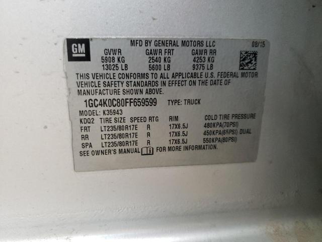 2015 CHEVROLET 3500 1GC4K0C80FF659599