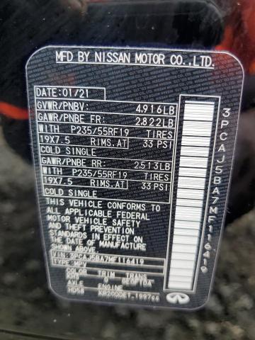 2021 INFINITI QX50 LUXE 3PCAJ5BA7MF116419