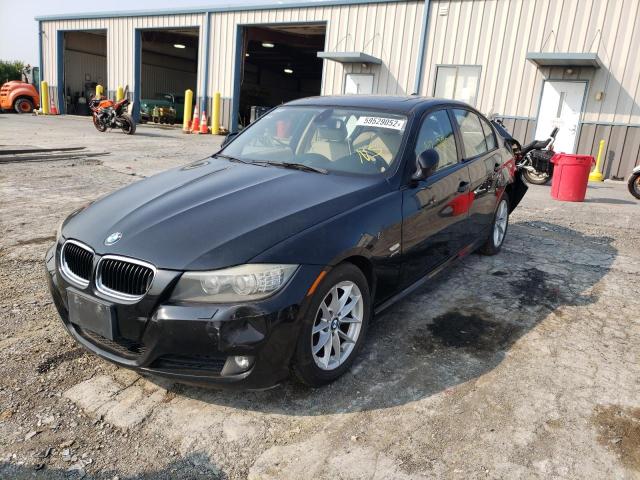 VIN: WBAPK5C54AA651329 Auction: COPART Lot: 59529052 Location: PA - CHAMBERSBURG WBAPK5C54AA651329 BMW 3 SERIES 2010 BLACK Photo 2