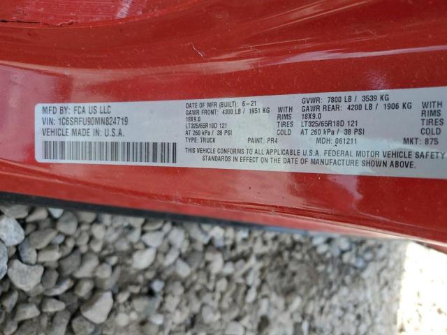 2021 RAM 1500 TRX 1C6SRFU90MN824719