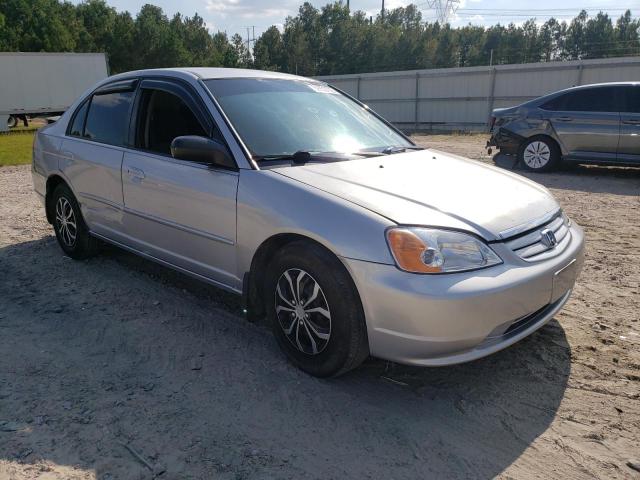 Salvage cars for sale from Copart Charles City, VA: 2003 Honda Civic LX