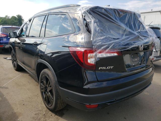 2021 HONDA PILOT BLAC 5FNYF6H76MB012585