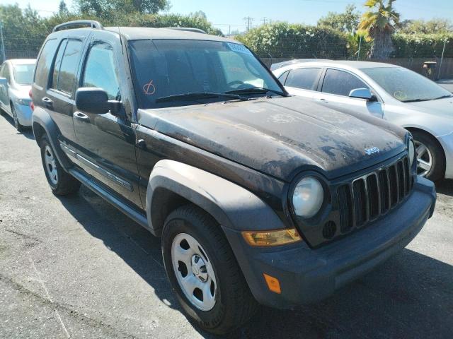 Salvage cars for sale from Copart San Martin, CA: 2007 Jeep Liberty SP