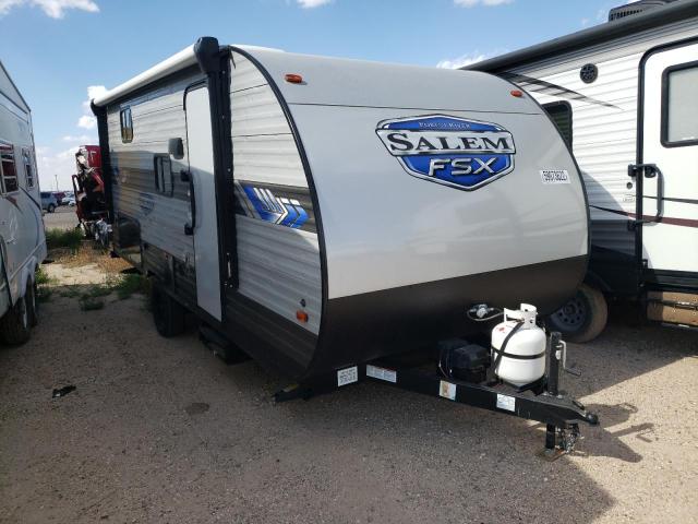 Salvage cars for sale from Copart Amarillo, TX: 2022 Salem Travel Trailer