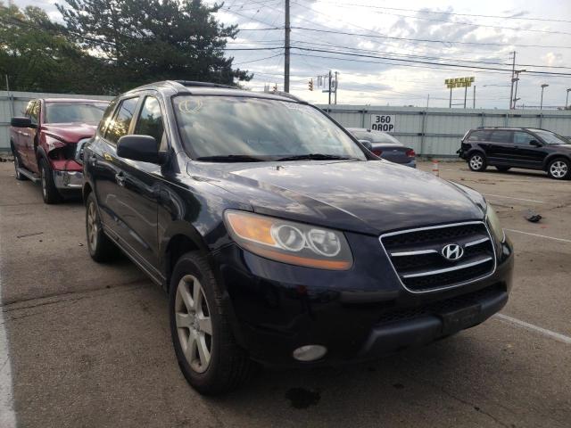 Salvage cars for sale from Copart Moraine, OH: 2007 Hyundai Santa FE S