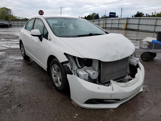 Salvage cars for sale from Copart Columbia Station, OH: 2013 Honda Civic LX