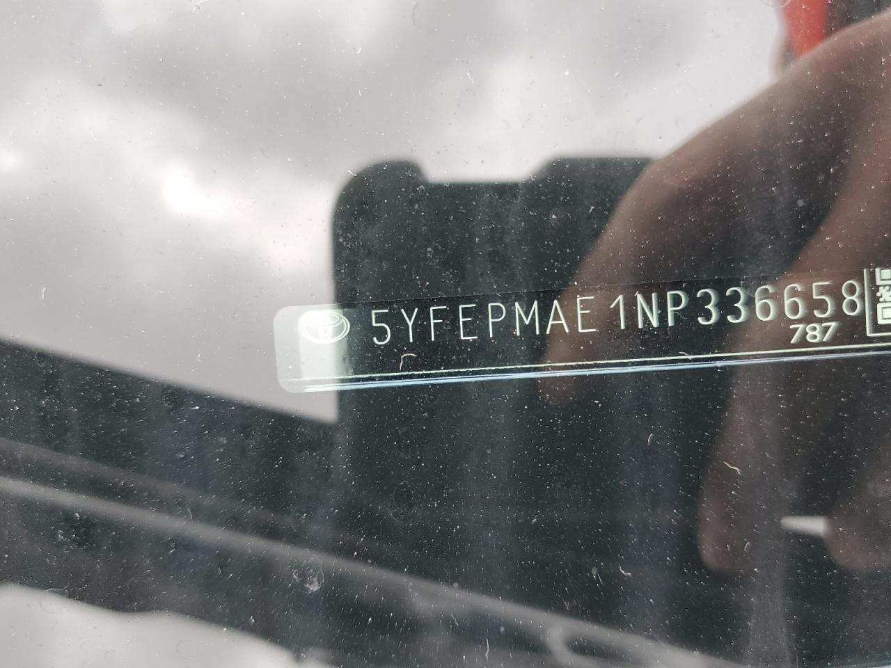 5YFEPMAE1NP336658 TOYOTA COROLLA 2022